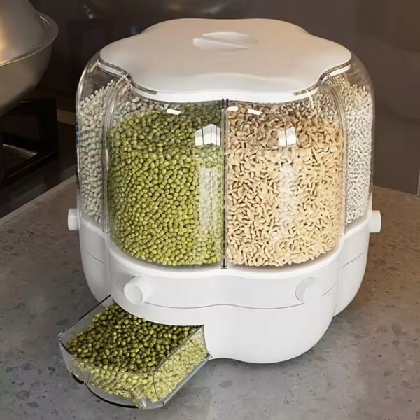 Dispenser de Cereais Giratório com 6 Divisórias - Image 3