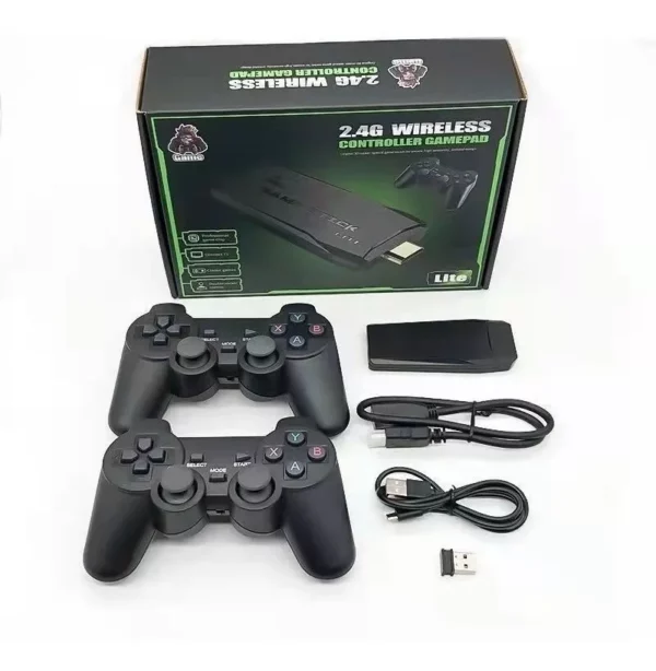 Controlador De Videogame Retrô Clássico Sem Fio Gamepad 4k - Image 2