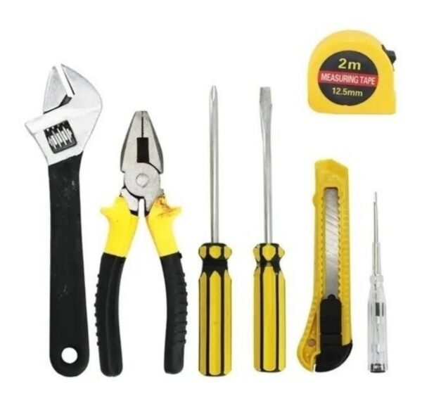 Caixa Chave Ferramentas Maleta Portátil 7 Peças Reparos - Image 3