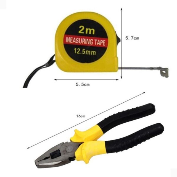 Caixa Chave Ferramentas Maleta Portátil 7 Peças Reparos - Image 4
