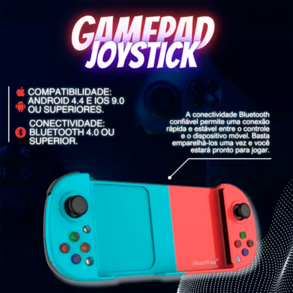 Controle Gamepad Bluetooth 5.0 P/ Celular Android Ios Bsp-d3 - Image 3